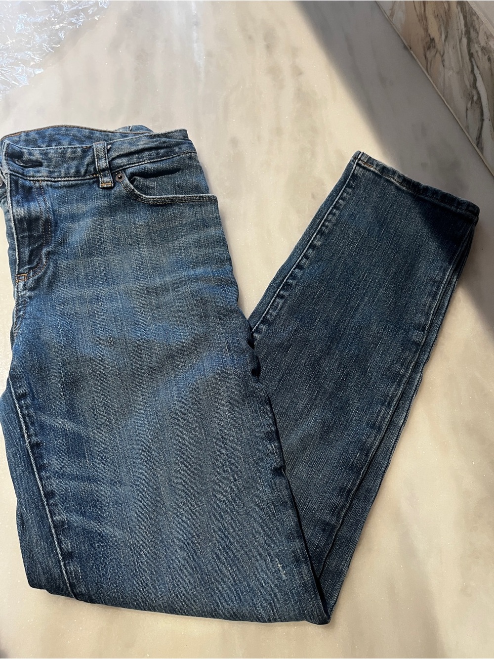 Ralph Lauren Women's Blue Denim Skinny Jeans